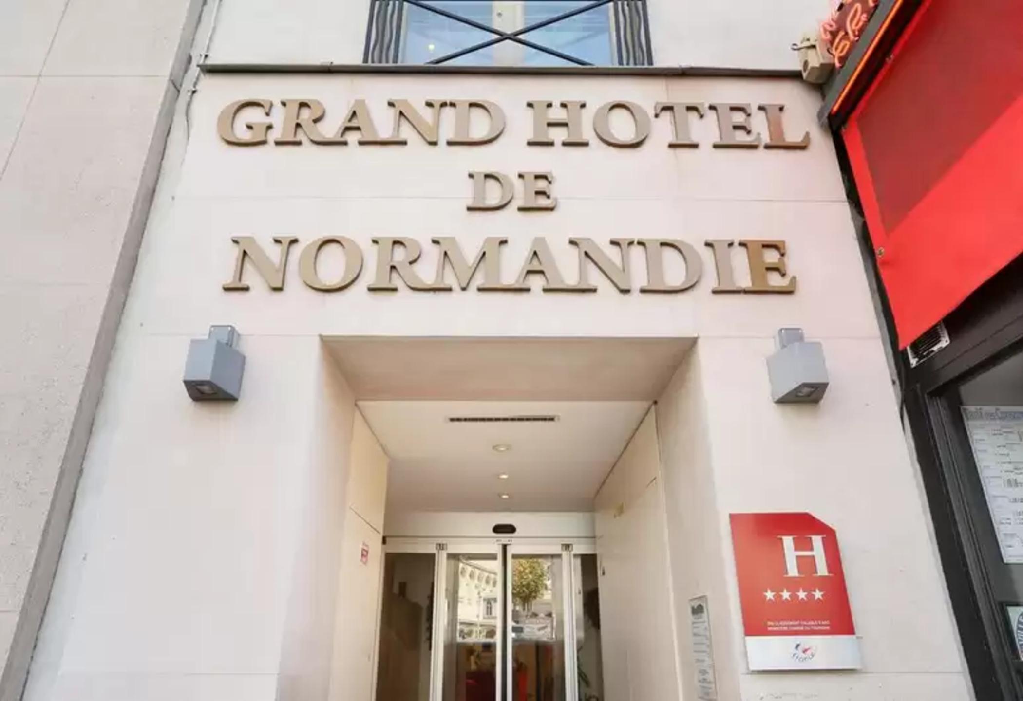 Le Grand Hotel De Normandie Париж Екстериор снимка